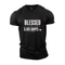 Men's Blessed Is One Who Walks In His Ways Cotton T-Shirt